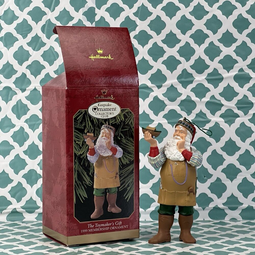 Hallmark Keepsake Ornament Collector's Club "The Toymaker's‎ Gift" 1999